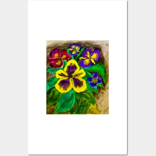 Pansies Posters and Art